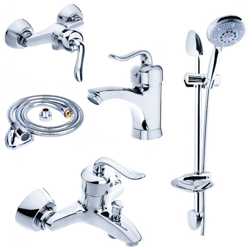 ست شیر آلات شیرالات آیدا مدل قاجاری مجموعه 5 عددی